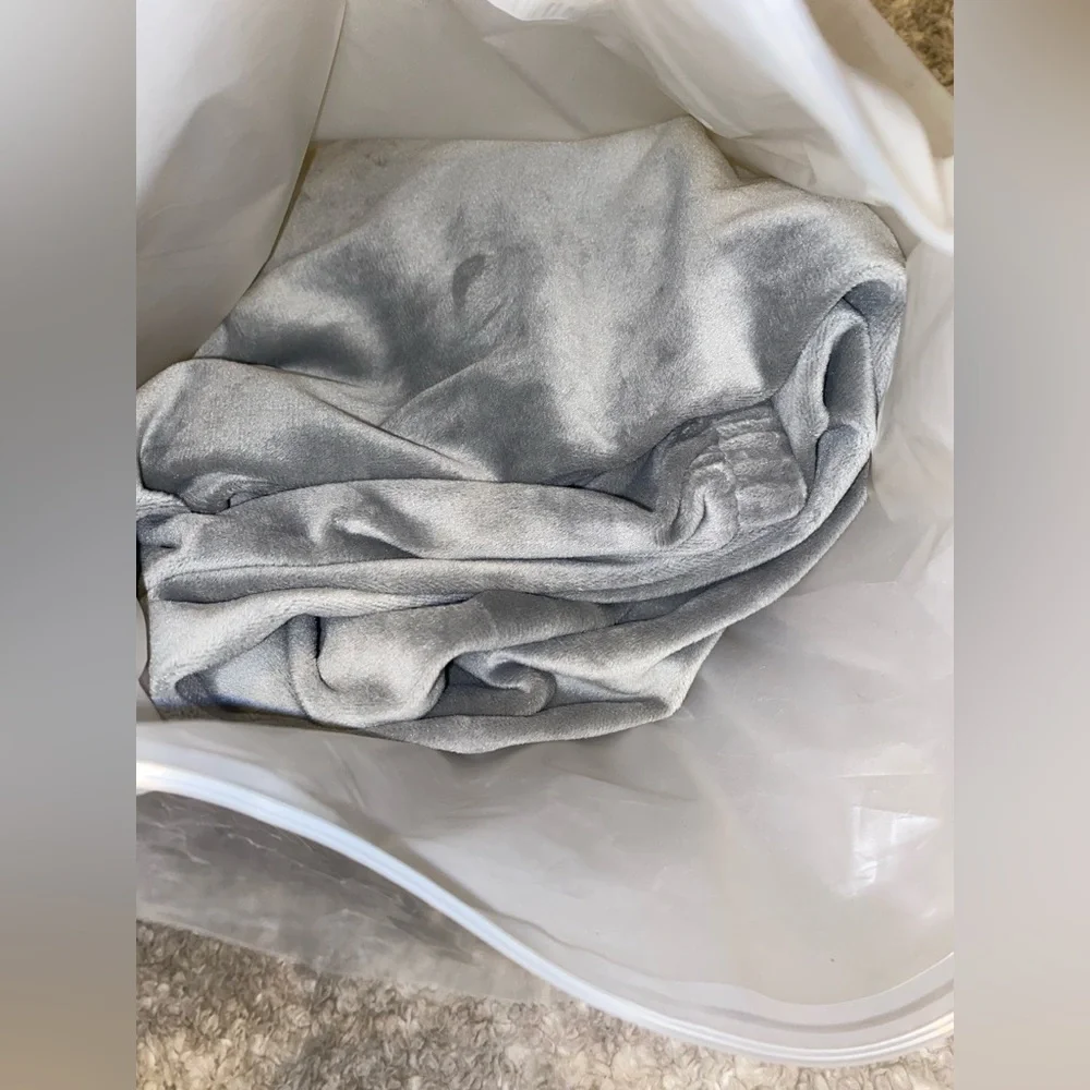 3 Seat Gray Velvet Sofa Cover